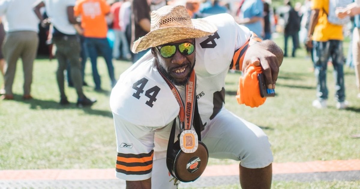 cleveland browns straw hat